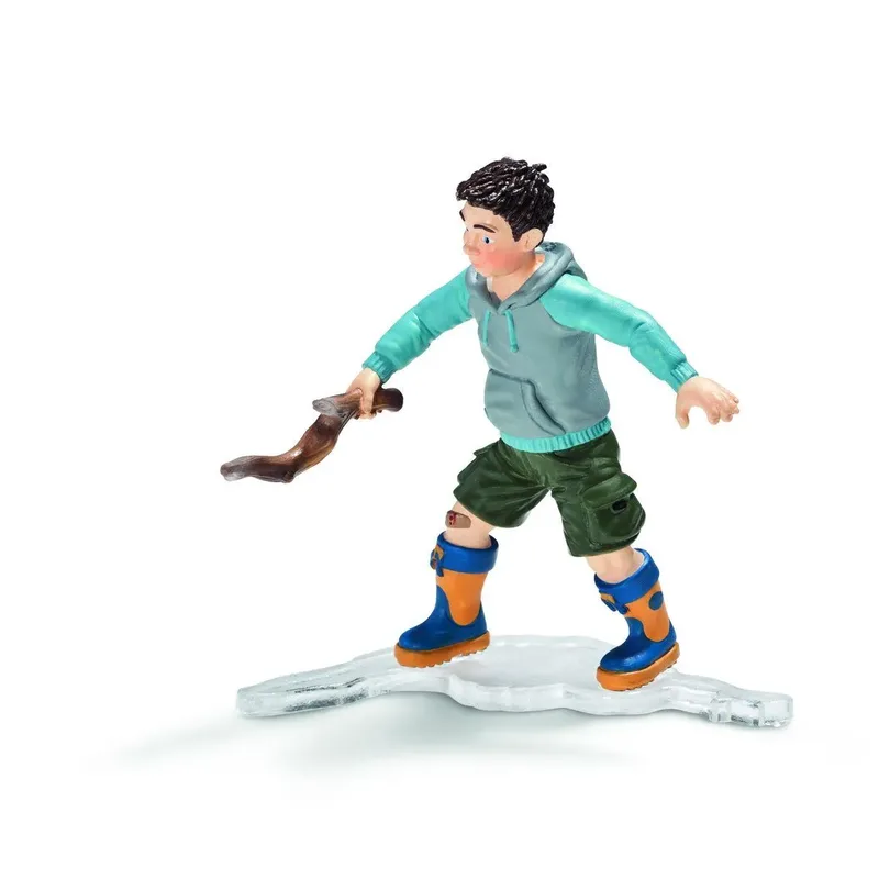schleich® 13904 Junge mit Ast de Schleich – photo du produit