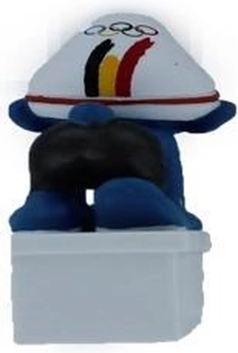 Schleich 40266 Belgische Olympische team Zwemmer Smurf 2012 limited edition von Schleich in Blauwe – Produktfoto