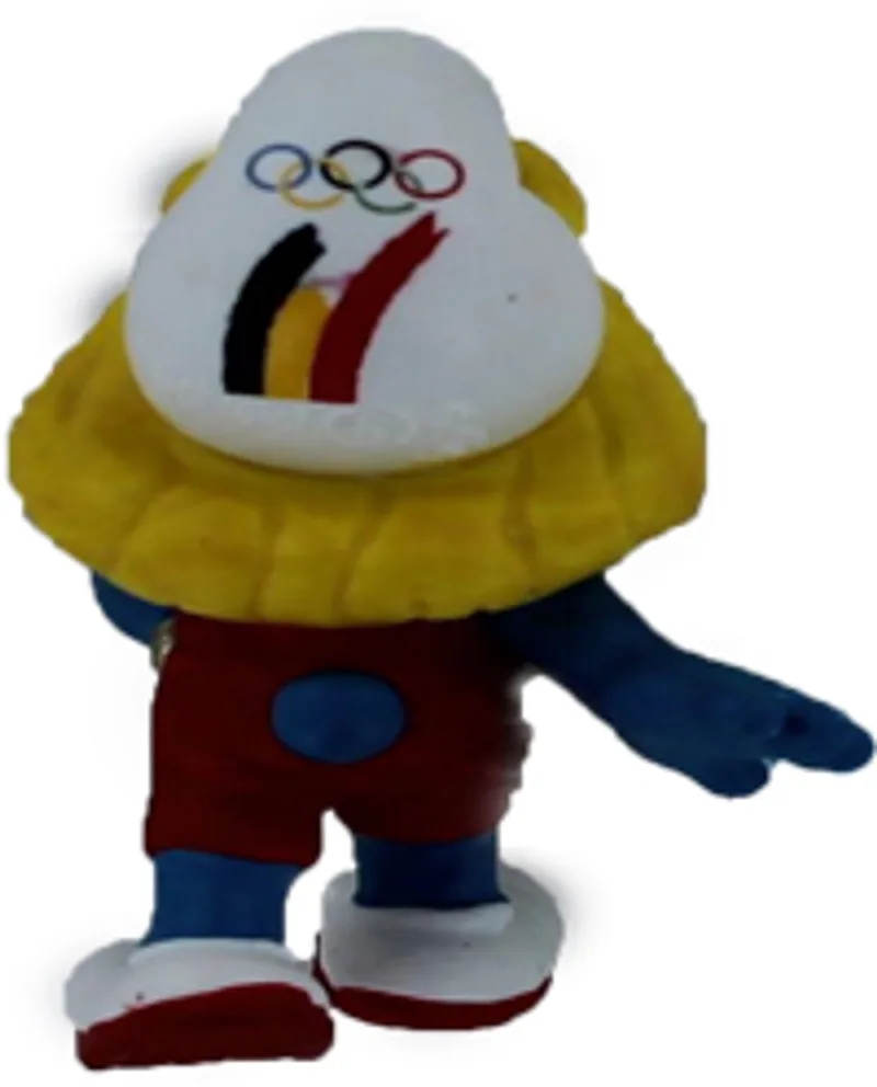 Schleich 40268 Belgische Olympische team Estafette Smurfin Limited edition von Schleich in Bruin – Produktfoto