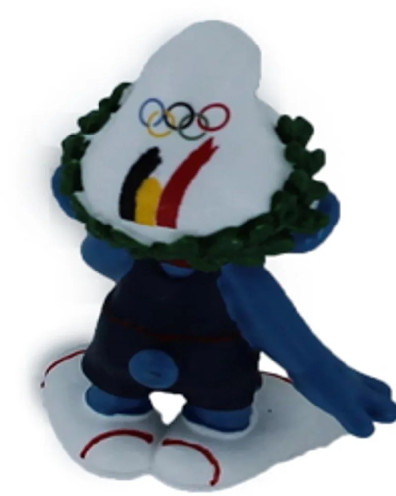 Schleich 40269 Belgische Olympische team Winner Smurf Limited edition von Schleich in Bruin – Produktfoto