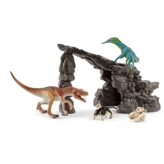 schleich® 41461 DINOSAURS Dinoset mit Höhle fra Schleich – produktbillede 1 af 2