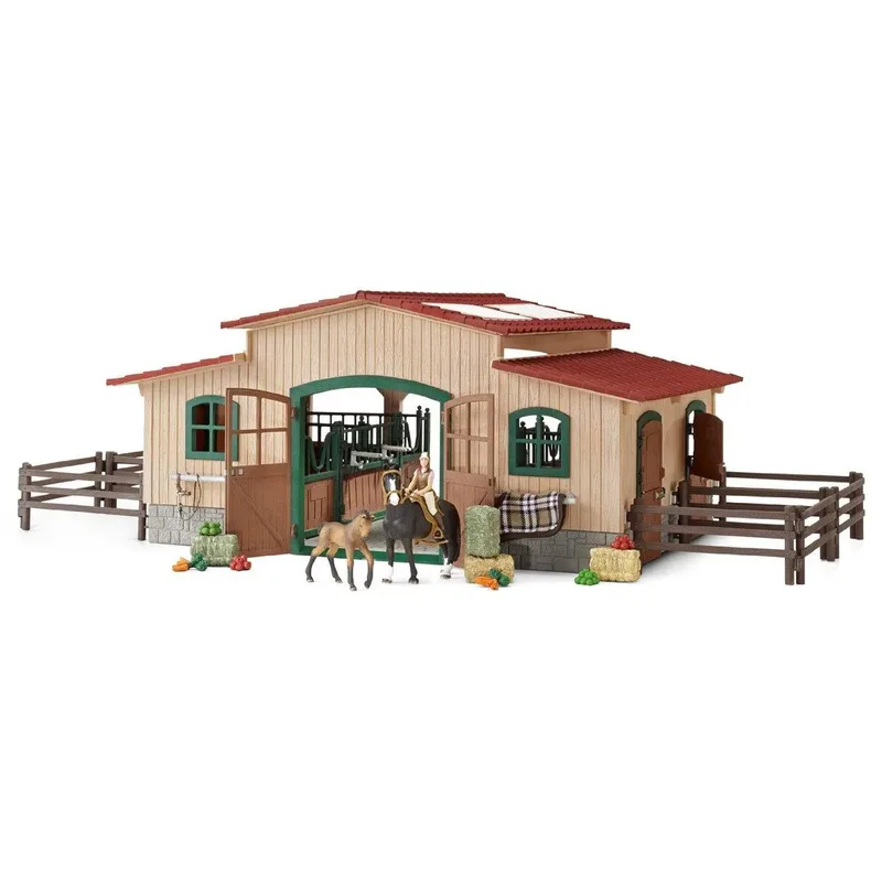 schleich® 42103 Pferdehof mit Zubehör van Schleich – productfoto