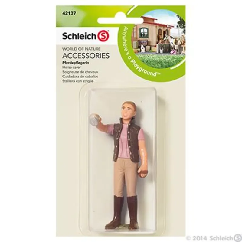 schleich® 42137 Pferdepflegerin van Schleich – productfoto