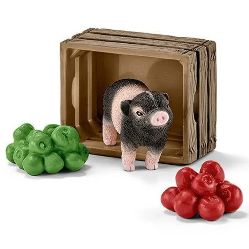 schleich® 42292 MiniSchwein mit Äpfeln by Schleich – product photo