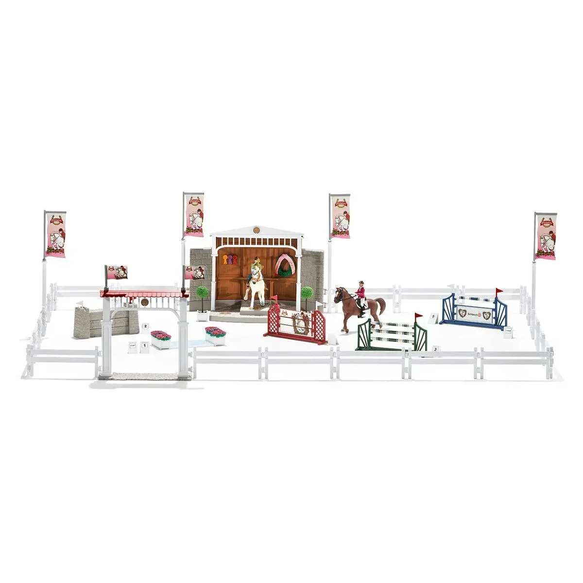 schleich® 42338 HORSE CLUB Großes Reitturnier mit Pferden de Schleich – photo du produit