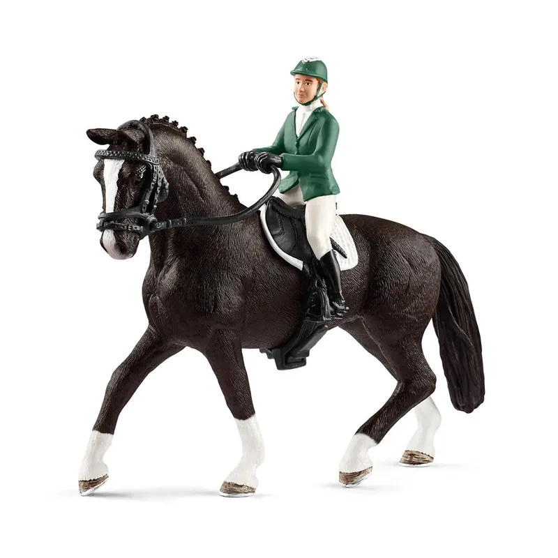schleich® 42358 HORSE CLUB Springreiterin mit Pferd fra Schleich – produktbillede