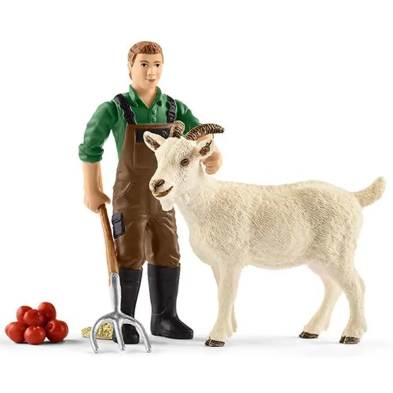 schleich® 42375 Bauer mit Ziege by Schleich – product photo