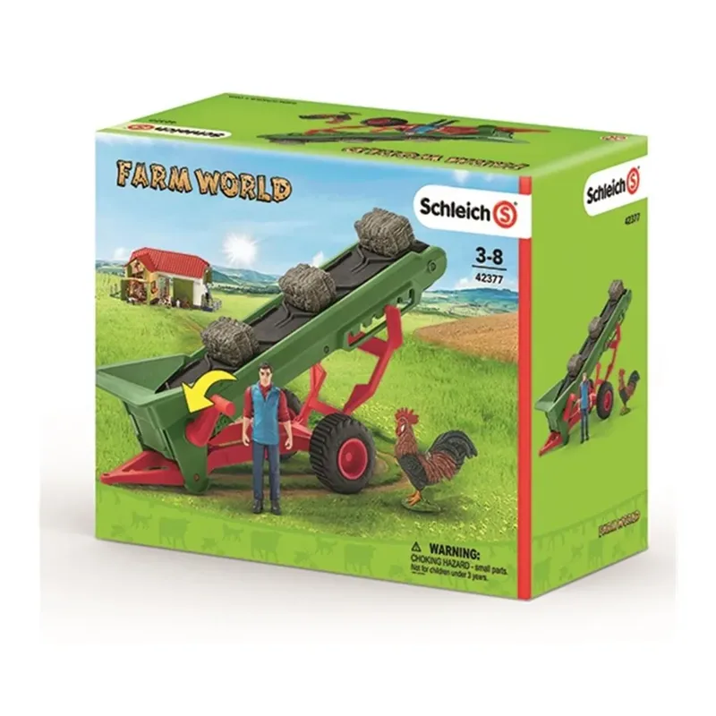 schleich® 42377 Heuförderband mit Bauer de Schleich – photo du produit