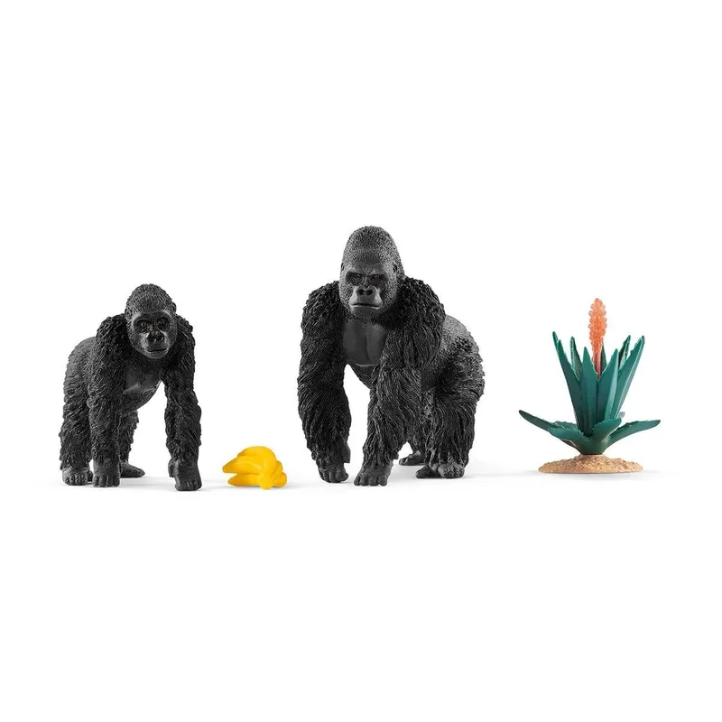 schleich® 42382 Gorillas auf Futtersuche van Schleich – productfoto
