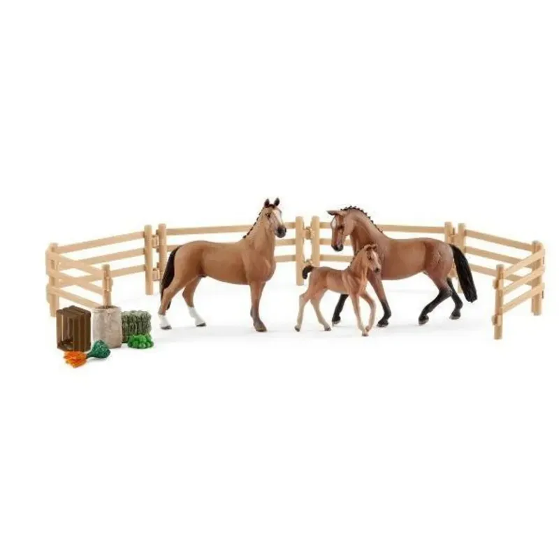 schleich® 42405 HORSE CLUB Hannoveraner Familie auf der Weide by Schleich – product photo