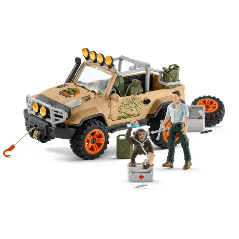 schleich® 42410 WILD LIFE Geländewagen mit Seilwinde by Schleich – product photo