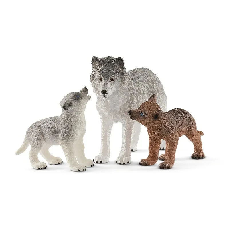 schleich® 42472 WILD LIFE Wolfsmutter mit Welpen by Schleich – product photo