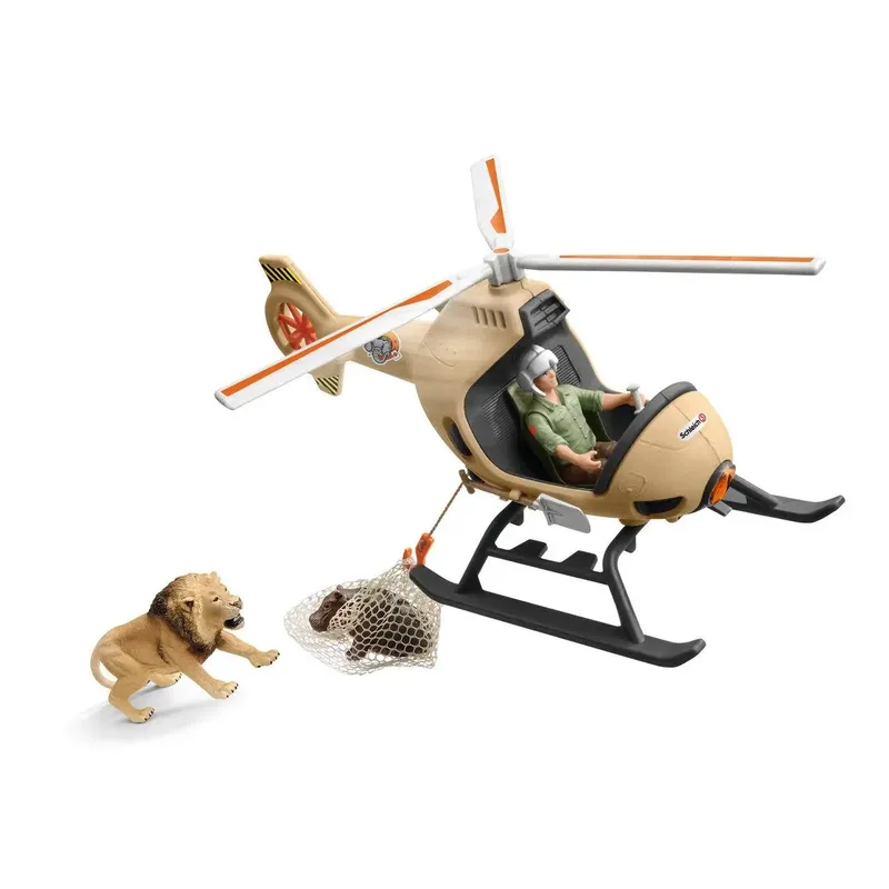schleich® 42476 WILD LIFE Helikopter Tierrettung by Schleich – product photo