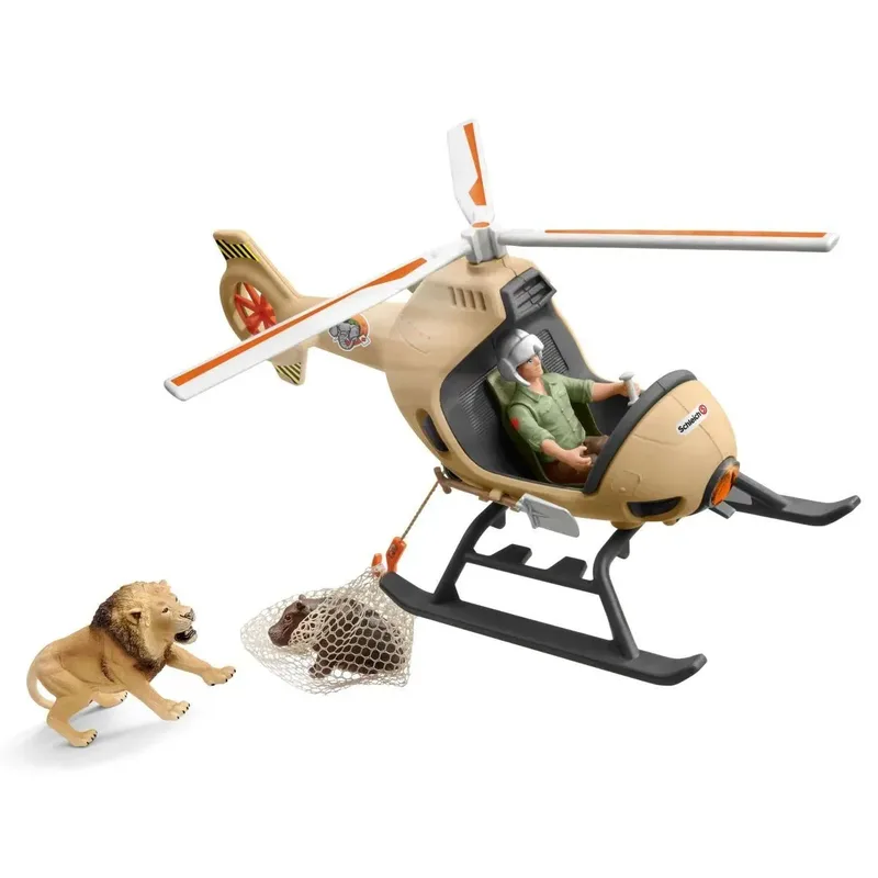 schleich® 42476 WILD LIFE Helikopter Tierrettung by Schleich – product photo