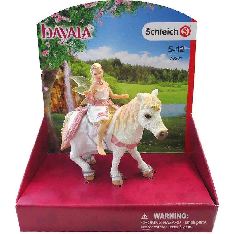 schleich® 70501 BAYALA® Lilienzarte Elfe auf Pony by Schleich – product photo