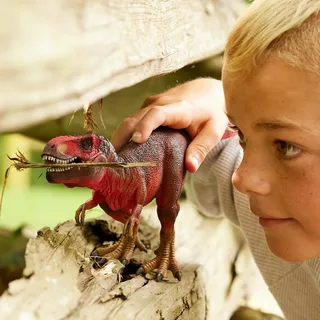 schleich® 72068 DINOSAURS Tyrannosaurus Rex de Schleich en Rouge – photo du produit 2 sur 3