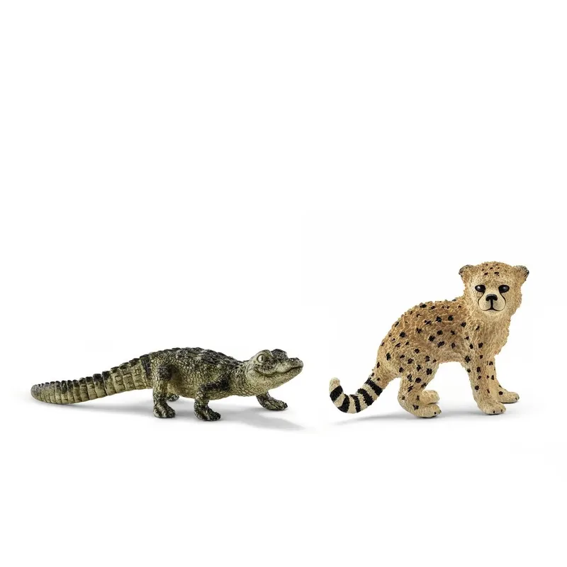 schleich® 87394 WILD LIFE er Pack - Gepard und Aligator by Schleich – product photo