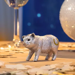 Silbernes Glücksschwein de Schleich – photo du produit 2 sur 5