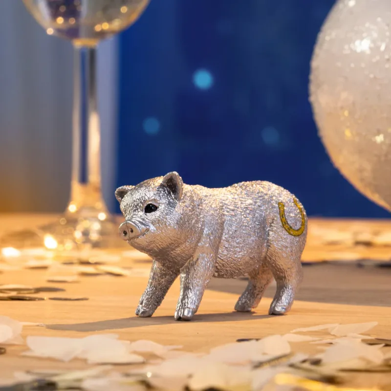 Silbernes Glücksschwein de Schleich – photo du produit 2 sur 5
