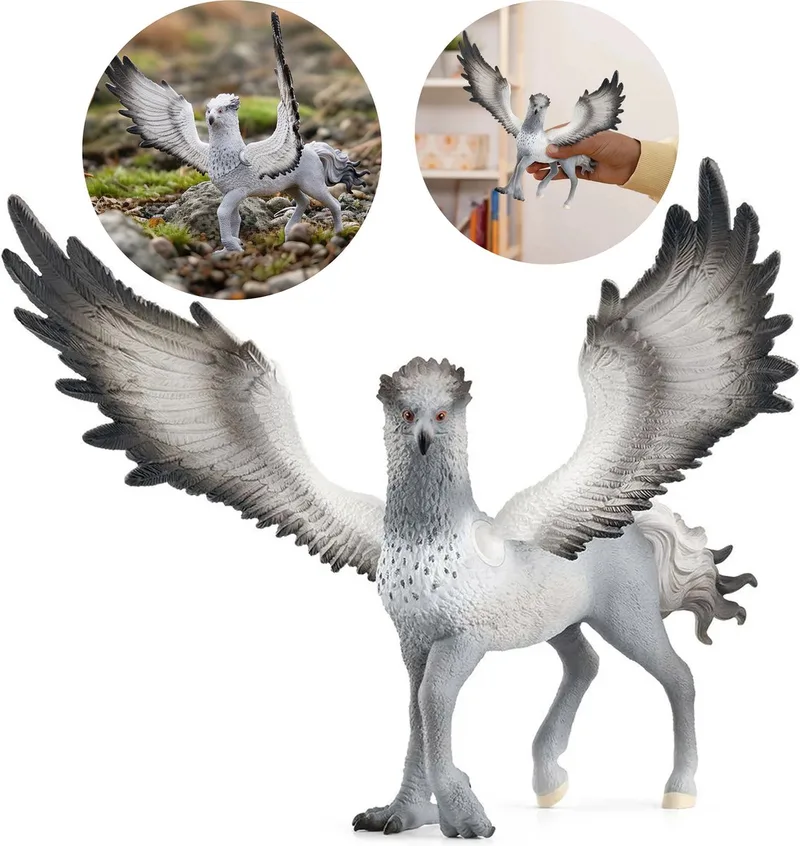 SLH13988 Schleich Harry Potter - Scheurbek, Hagrid's Hippogrief Figuur voor kinderen 6+ von Schleich in Wit – Produktfoto