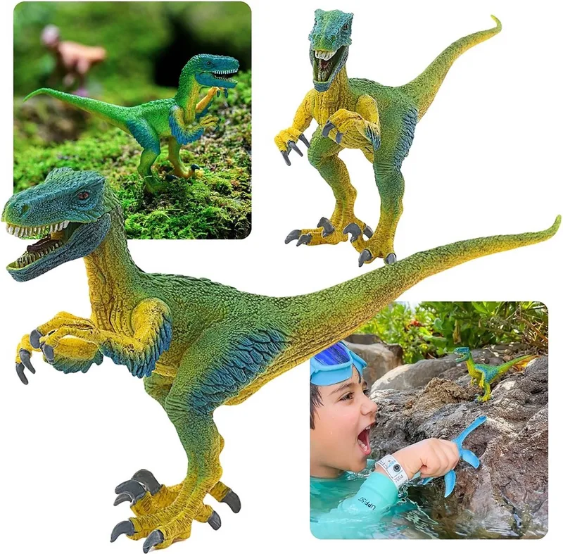 SLH14585 Schleich Dinosaurus - Velociraptor, Figuur voor Kinderen 4+ van Schleich in Groente – productfoto