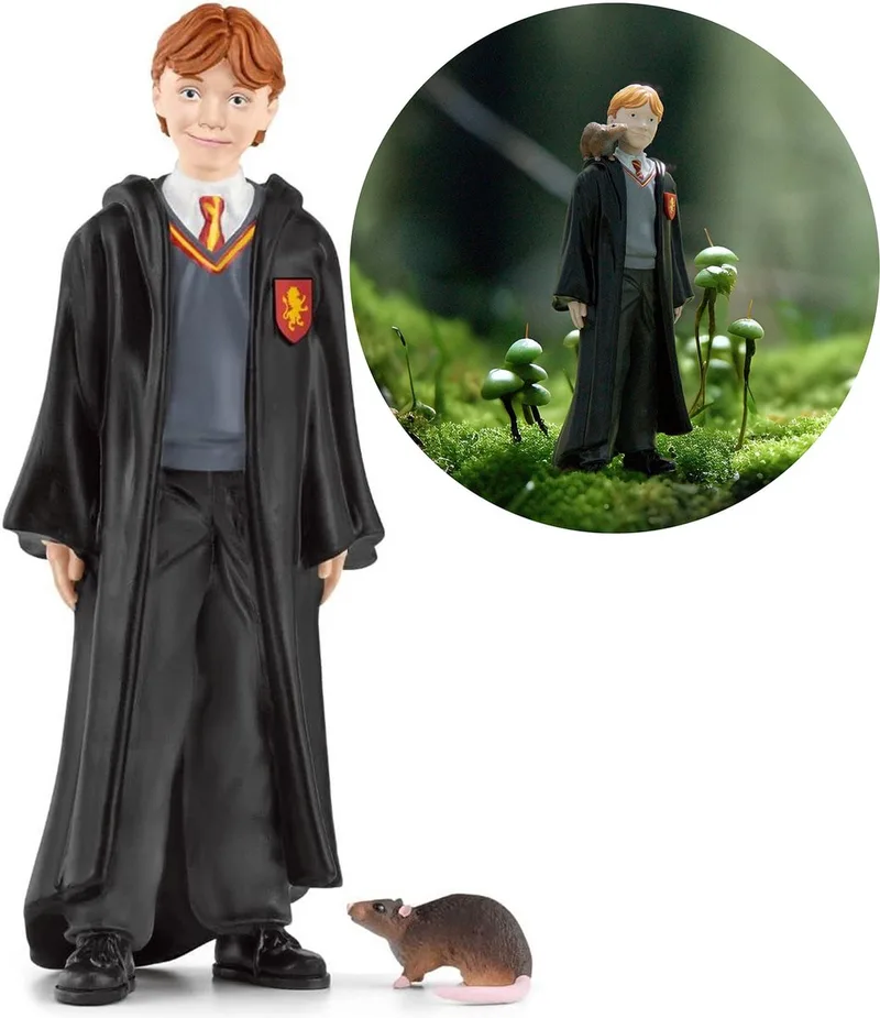 SLH42634 Schleich Harry Potter - Ron Weasley och Skalman, figurin för barn 6+ von Schleich in Zwart – Produktfoto