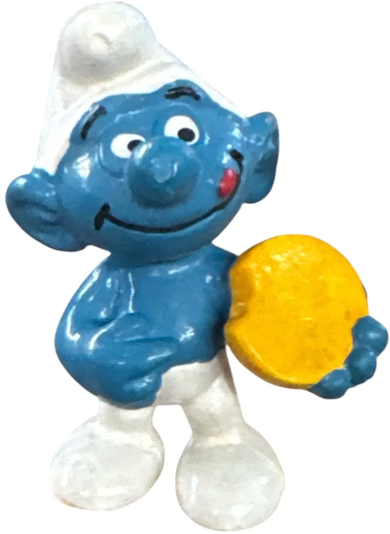 Smurf met koek / speelfiguurtje de smurfen 5,5 cm von Schleich – Produktfoto