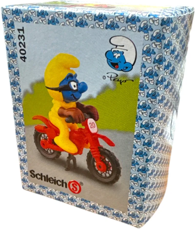 smurf op motor - De smurfen - figuurtje 7 cm von Schleich in Multi – Produktfoto