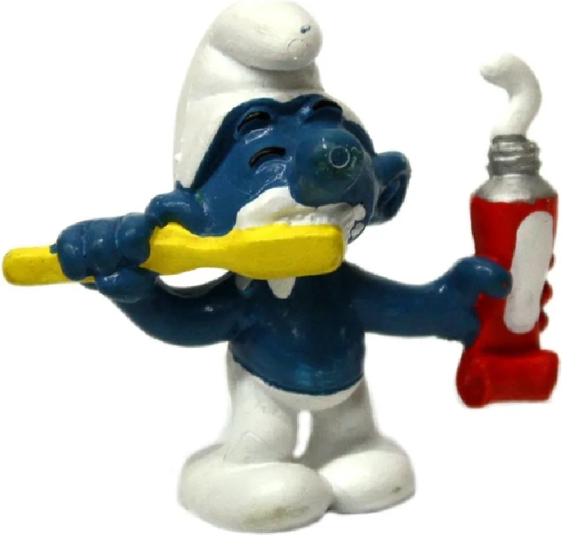 Smurf tandenpoets - Schleich - Speelfiguurtje - 6 cm - tandarts van Schleich in Multi – productfoto