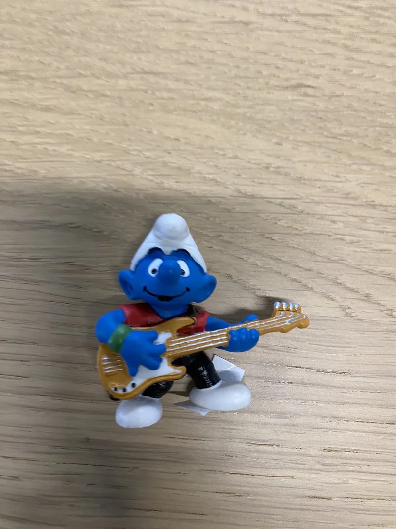 Smurfen Bassist smurf 20450 van Schleich in Blauw – productfoto