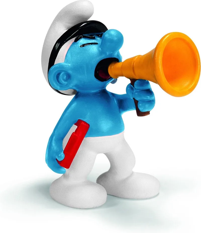 Smurfen Filmproducent Smurf Schleich +- 5 cm van Schleich in Blauw – productfoto
