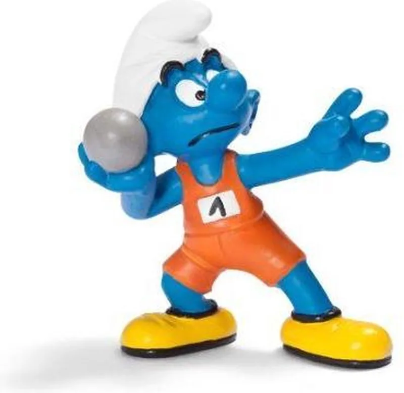 Smurfen: Smurf Kogelstoter van Schleich in Multi – productfoto