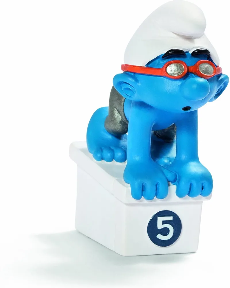 Smurfen: Smurf Zwemmer van Schleich in Multi colour – productfoto