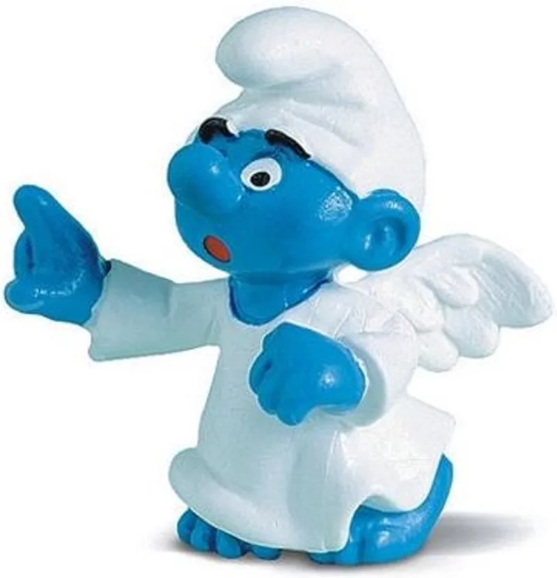smurfje - Engeltje / Engel - 20212 - 5 cm von Schleich in Standaard – Produktfoto