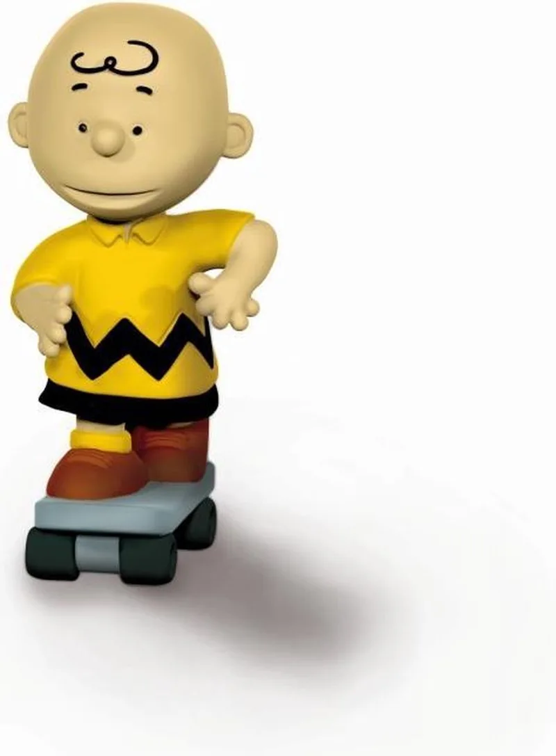 Snoopy/peanuts skateboarder Charlie Brown speelfiguurtje de Schleich en Multi colour – photo du produit