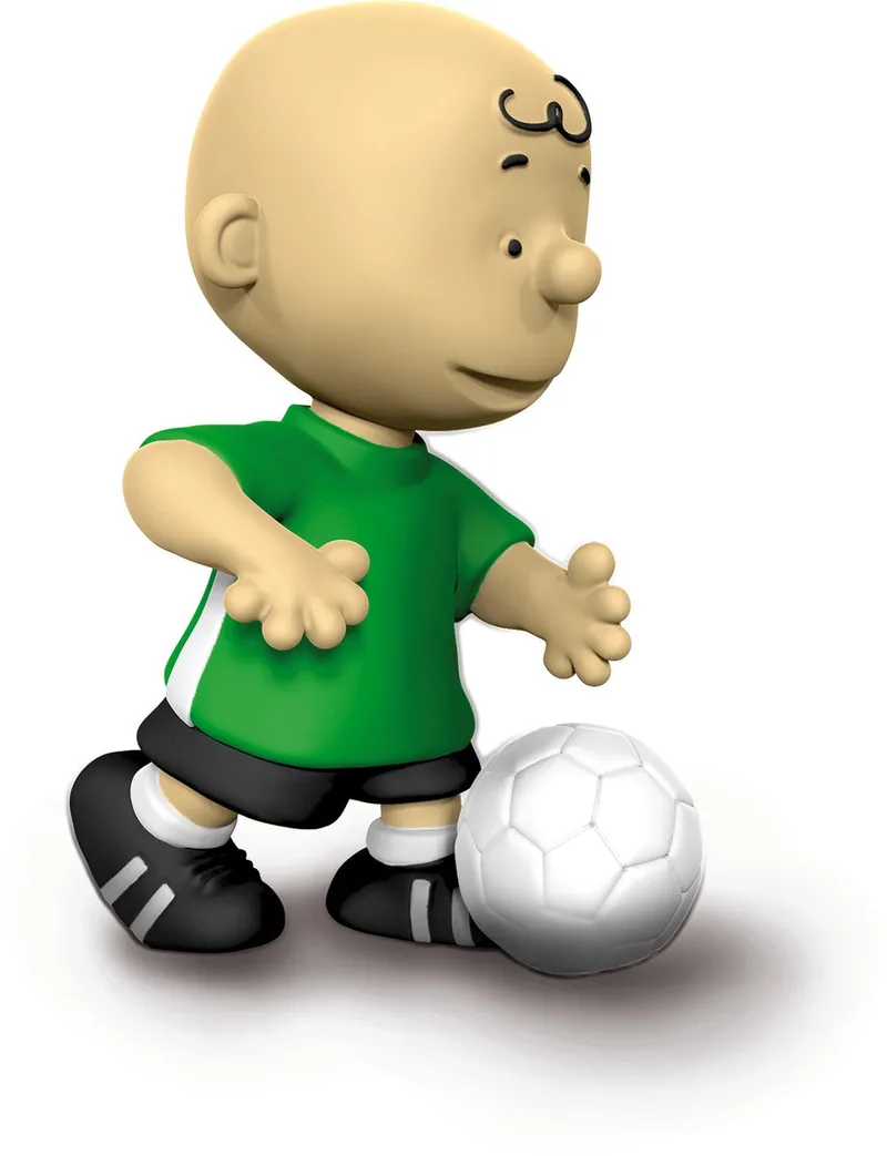 Snoopy/peanuts speelfiguurtje Charlie soccer by Schleich in Multi colour – product photo