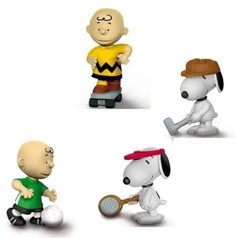 Snoopy/Peanuts - speelset 4 stuks - thema sport - 6 cm - Schleich by Schleich in Multi – product photo