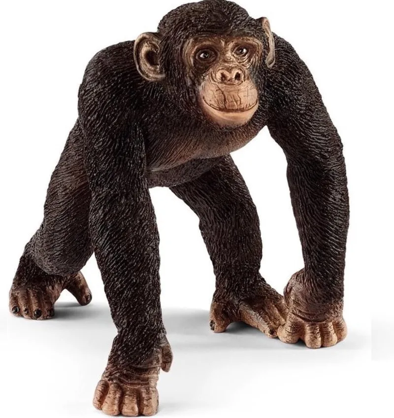 speelfiguur - Chimpansee Aap de Schleich en Bruin zwart – photo du produit