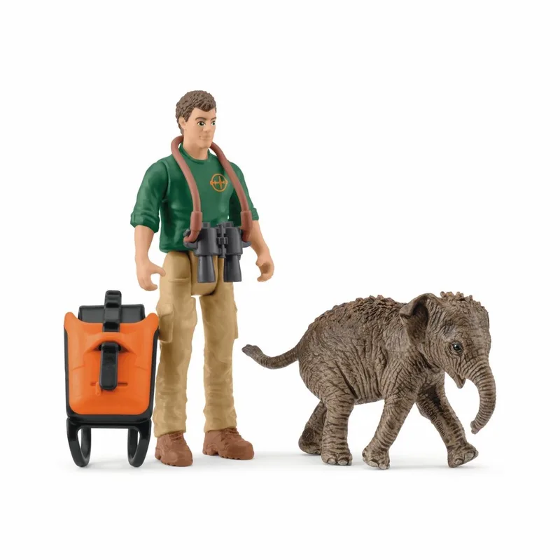 speelfiguur onderzoeker safari avontuur 81476 speelgoed. by Schleich in Meerkleurig – product photo