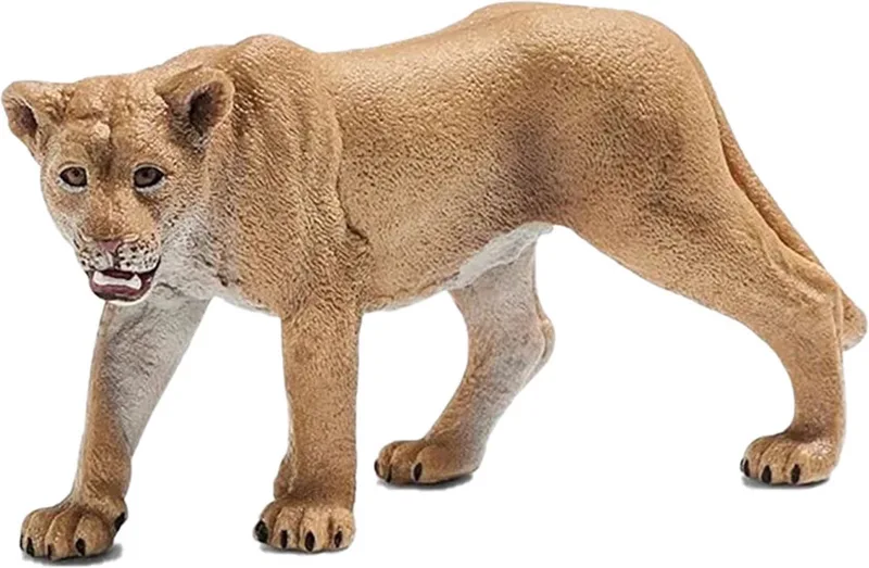 Speelfiguur - Schleich Wild Life Leeuwin 11cm de Schleich en Bruin licht – photo du produit