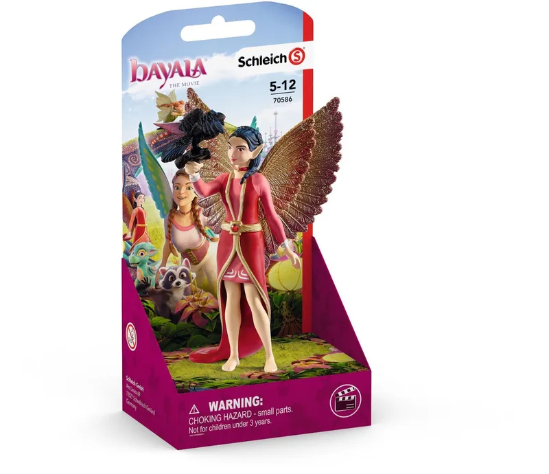 Spielfigur Schleich 70586 Nuray mit Rabe Munyn de Schleich en Bunt – photo du produit