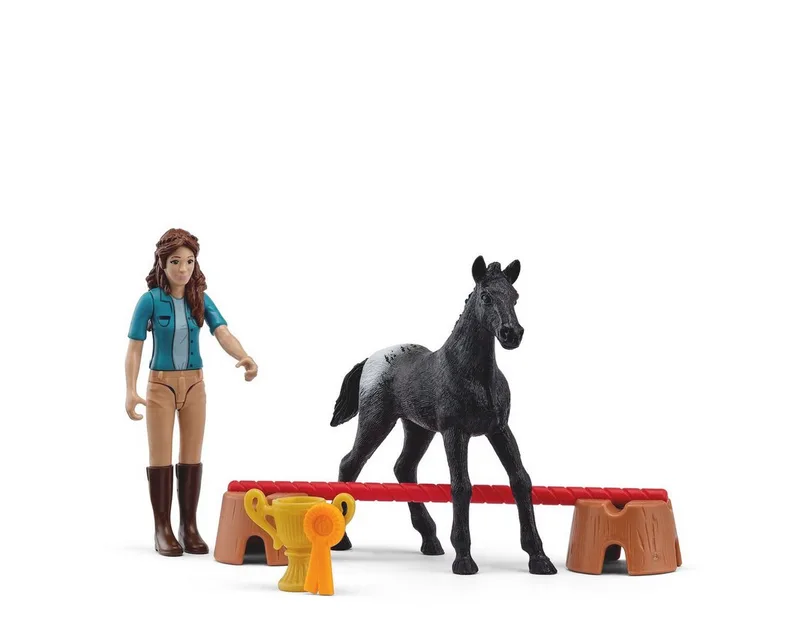 Spielwelt POCKET SET, Turniersieg mit Flocke (81539), (10-tlg) de Schleich en Bunt – photo du produit