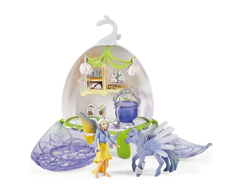 Spielwelt Schleich 42523 - Bayala - Magische Tierarzt-Blüte, Spielset von Schleich in Mehrfarbig – Produktfoto 2 von 2