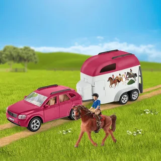 Voiture avec remorque pour chevaux de Schleich – photo du produit 2 sur 3