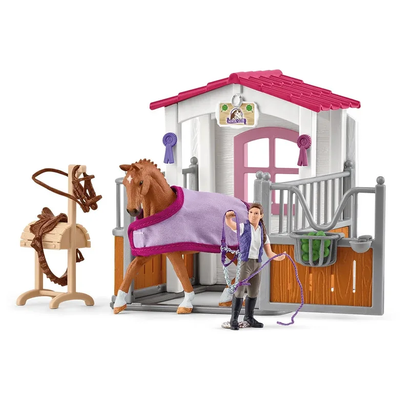 Aire De Lavage Avec Box À Cheval de Schleich – photo du produit 3 sur 5