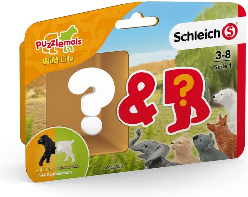 Wild Life Puzzlemals 81072 från Schleich i Bruin – produktbild