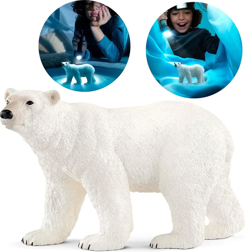 WILD LIFE - Speelfiguur - Kinderspeelgoed voor Jongens en Meisjes - 3 tot 8 jaar - 14800 by Schleich in Ijsbeer – product photo