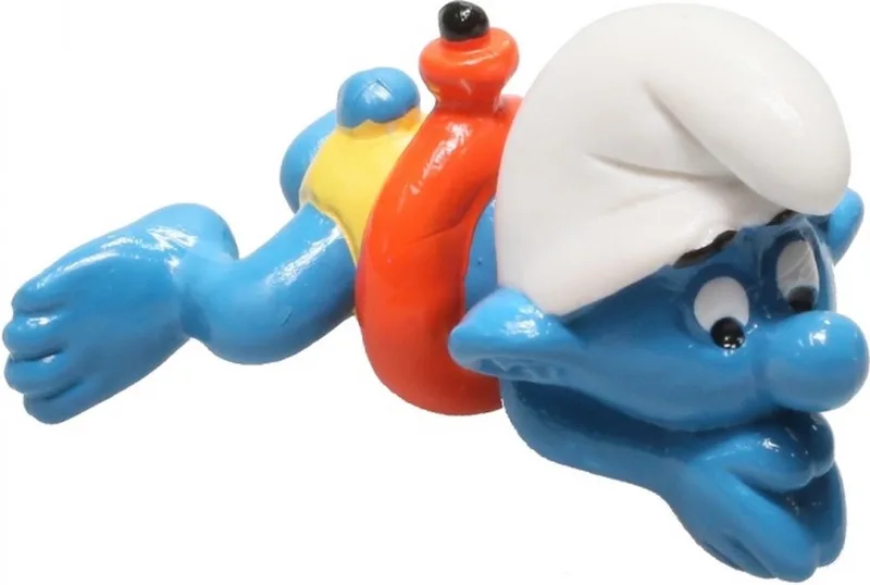 Zwemmende Smurf Schleich - zwemdiploma tip - 5,5 cm by Schleich in Kleur – product photo