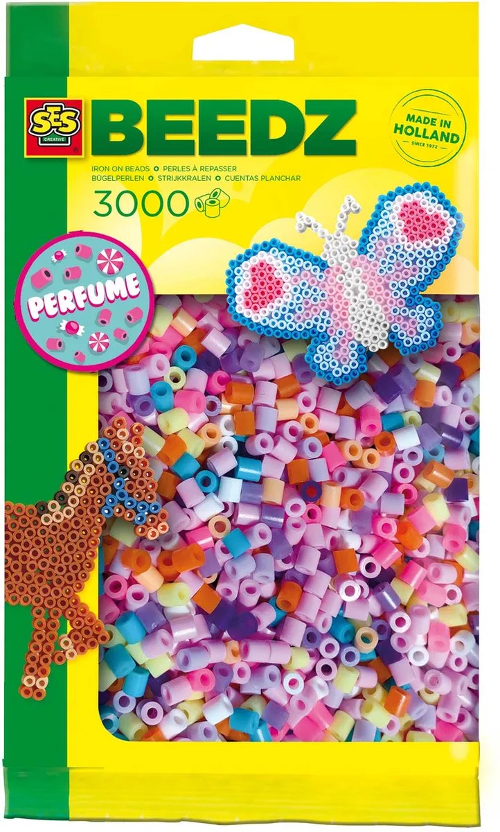 Beedz - Strijkkralen - Mix Parfum - 3000 stuks - PVC vrij - met zoete geur von SES Creative in Mix Parfum – 3000 – Produktfoto