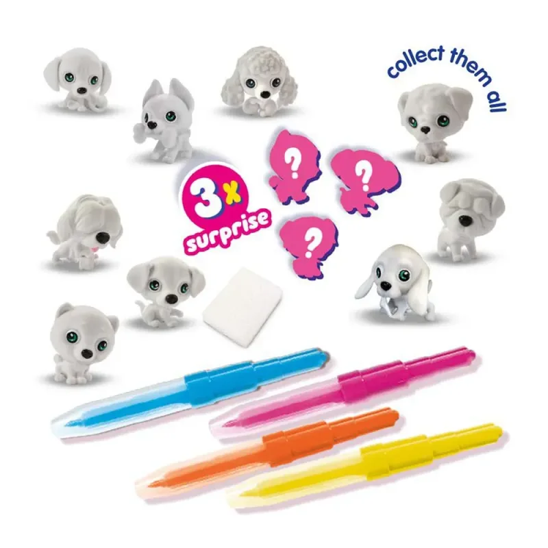 Blow Airbrush Pens - Puppies Surprise - Voor Meisjes vanaf 5 Jaar - 3 - Blaasstiften - Schoencadeautjes Sinterklaas by SES Creative in Puppy's – product photo 4 of 6